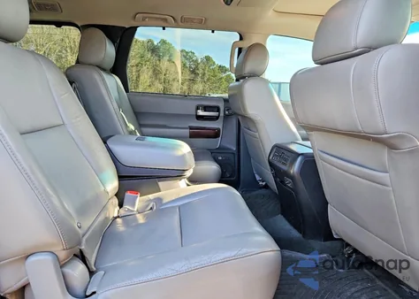 2013 Toyota Sequoia Platinum from USA, damaged, VIN 5TDDW5G16DS087532